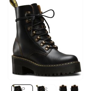 NEW Dr. Marten-Leona Women's Vintage Smooth Leather Heeled Boots